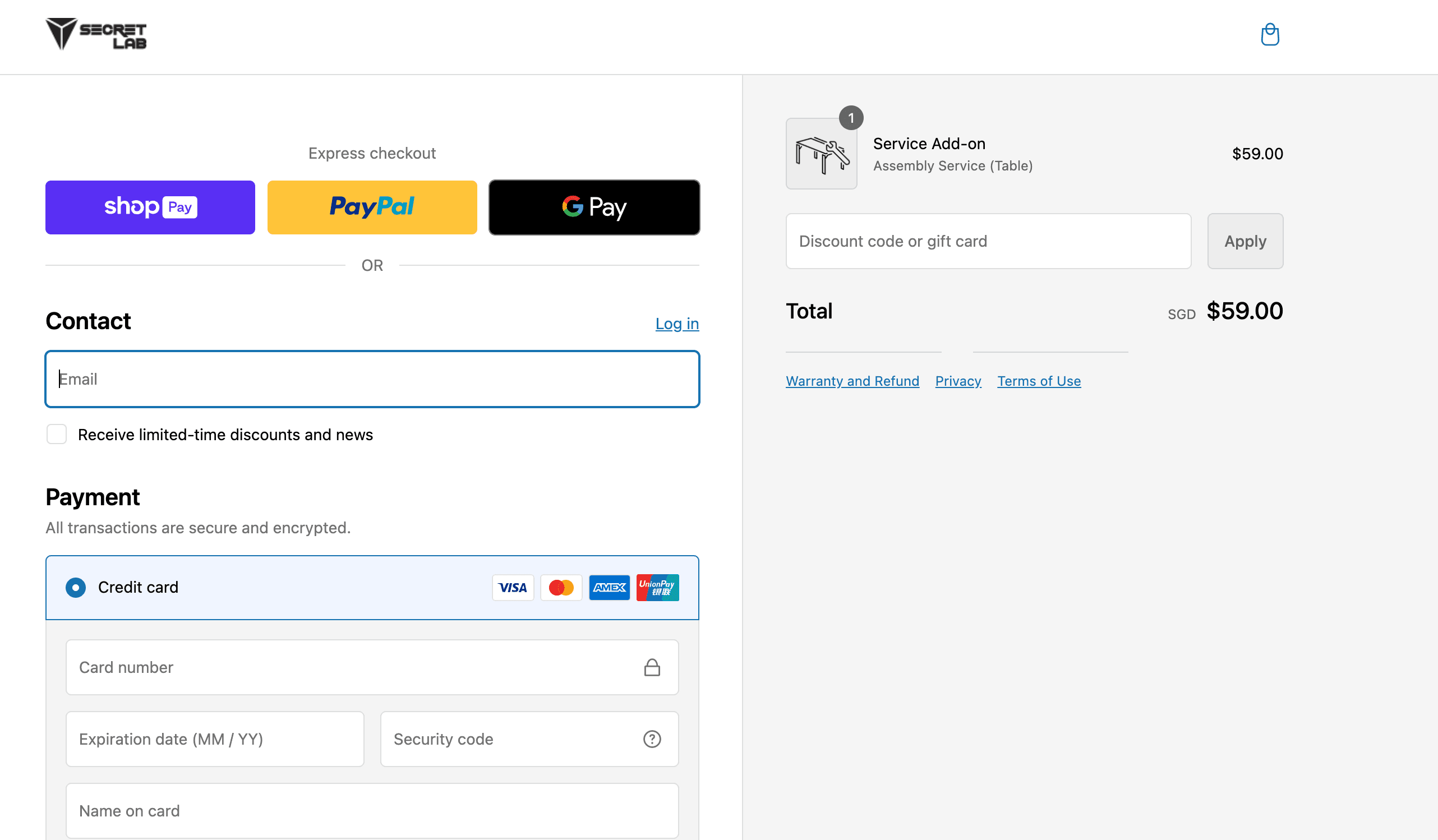 How to apply Secretlab coupon code